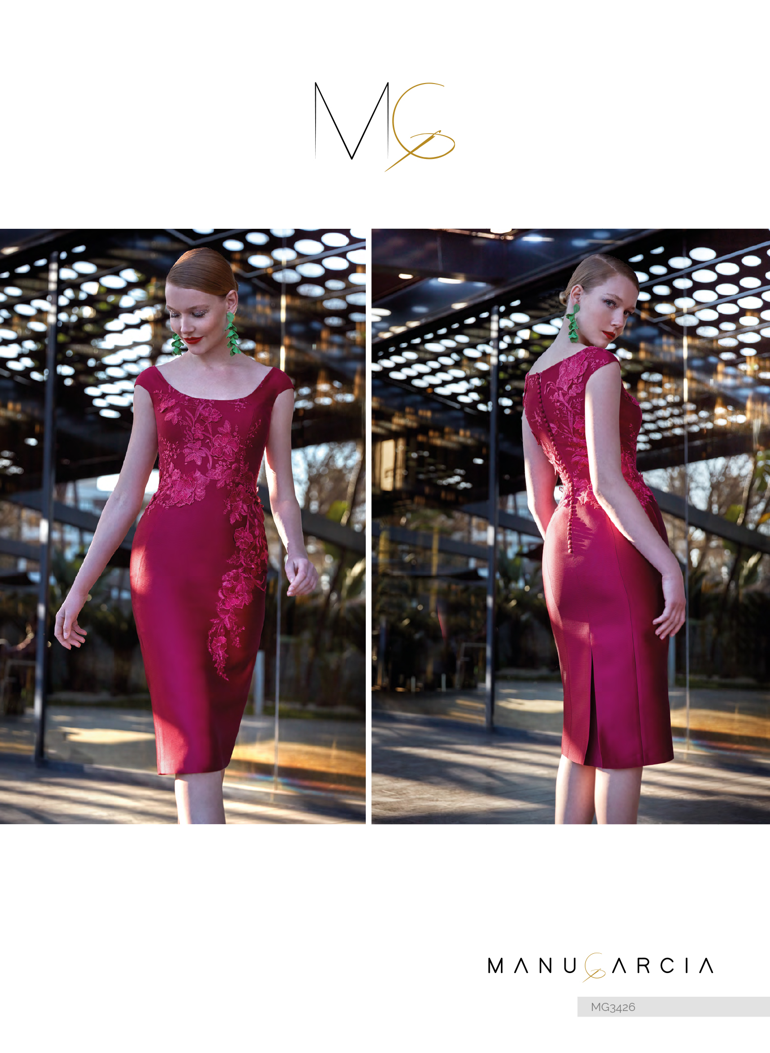 MG3426 - Vestido de Fiesta- ManuGarcia - Imagen 2